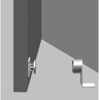 Электромагнитный замок для фиксации двери в открытом состоянии